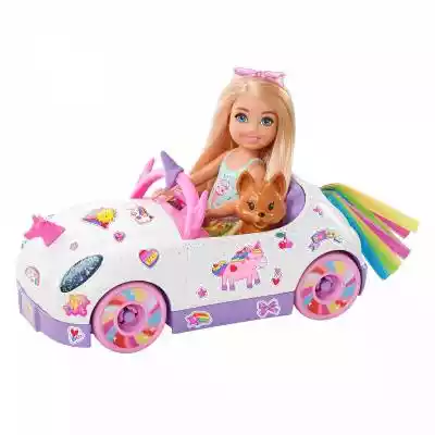 Mattel Lalka Barbie Autko + Lalka Chelse Podobne : Lalka BARBIE Kąpiel zwierzątek Lalka + Zestaw - 869920