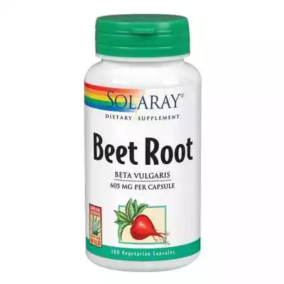 Solaray Beet Root, 100 kapsli (opakowani Zdrowie i uroda > Opieka zdrowotna > Zdrowy tryb życia i dieta > Witaminy i suplementy diety