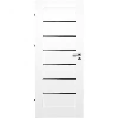 Drzwi wewnętrzne CAMPE 6*6 60L Białe Podobne : Od RĘKI-Drzwi wewnętrzne Pełne+ Ościeżnica+ Klamka - 1956741