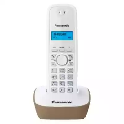 Panasonic KX-TG1611 dect white/beige Smartfony i lifestyle/Smartfony i telefony/Telefony stacjonarne
