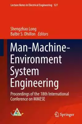 Man-Machine-Environment System Engineeri Podobne : Proceedings of the International Conference on Nanomedicine (ICON-2019) - 2490206