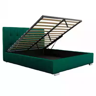 Łóżko welurowe zielone 120x200 LB-150P Łóżka > Łóżka tapicerowane > Łóżka tapicerowane 120x200
