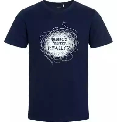 Męski t-shirt z napisem nobody's perfect Podobne : Męski t-shirt z napisem i grafiką T-LINER - 27132