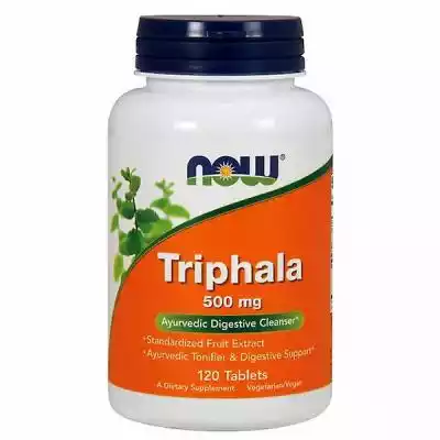 Now Foods Triphala, 500 mg, 120 tabletek Podobne : TRIPHALA - proszek, 250g - 57743