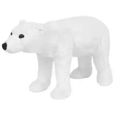 ﻿ Zabawa będzie jeszcze przyjemniejsza z tym realistycznym,  mięciutkim niedźwiedziem polarnym! Ta miękka i milutka zabawka z wieloma detalami składa się z mocnej stalowej ramy i wysokiej jakości pluszu. Uniesie do 100 kg,  dzięki czemu dziecko może na niej siedzieć. Nasz pluszowy niedźwie