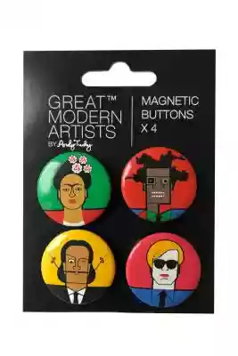 Magnes, Great Modern Artists, 4szt Podobne : Magnes, Great Modern Artists, 4szt - 3131
