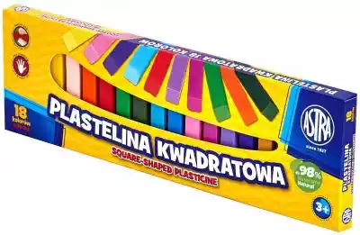 Astra - Plastelina kwadratowa 18 kolorów Podobne : Astra - Plastelina pastelowa o zapachu limonki - 241024