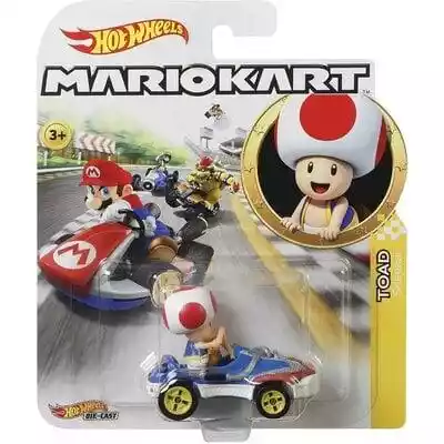 Samochód Hot Wheels Mario Kart GBG30 Podobne : Hot Wheels. Gaz do dechy! Kolorowanki i zadania - 518972