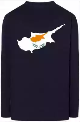 ﻿Cypr Flaga Męska Bluza Longsleeve Nadru