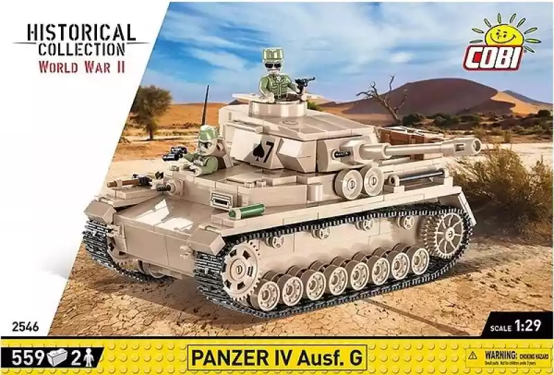 Klocki Cobi Czołg Panzer IV AUSF.G 2546 COBI ceny i opinie