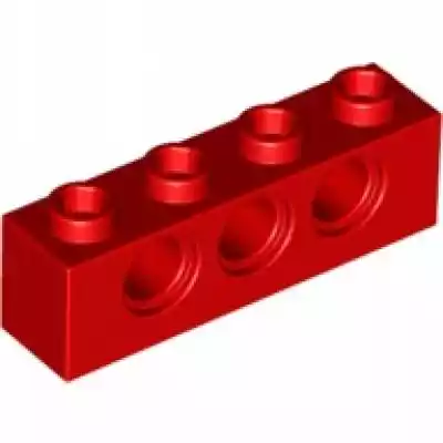 Lego Technic belka 1x4 czerwony 3701 Podobne : 22085N Lego 3701 4213607 brick 1x4 c.szary Db 1szt - 3170812