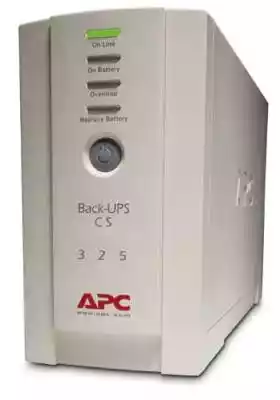 APC Back-UPS CS 325 w/o SW 0,325 kVA 210 Podobne : APC Back-UPS 400 Czuwanie (Offline) 0,4 kVA 240 W 8 x gniazdo BE400-CP - 409408