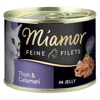 Miamor Feine Filets w puszkach, 6 x 185  Podobne : Miamor Feine Filets w puszkach, 6 x 185 g - Tuńczyk z kalmarami - 343141