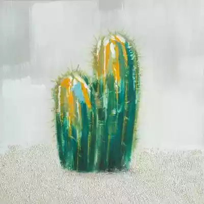Obraz olejny, ręcznie malowany zielony 4