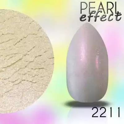 ﻿ Pearl Effect 0, 5g (nr2211) - efekt mieniącej się p   Rewelacyjny efekt błyszczącej perły    Pearl Effect - pyłek przeznaczony jest do zdobień lakierów hybrydowych i żeli utwardzonych w lampie uv / uv led oraz utwardzonego akrylu - wyłącznie do użytku profesjonalnego.   Błyszcząca perłow