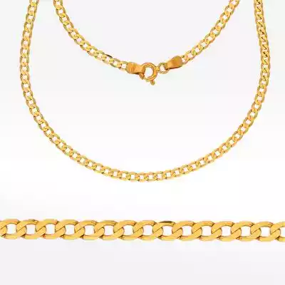 Łańcuszek ze złota 50cm pancerka pełna Biżuteria złota > Łańcuszki złote