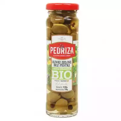 La Pedriza - BIO Oliwki zielone bez pest Produkty spożywcze, przekąski > Konserwy, marynaty > Grzyby, oliwki, czosnek, kapary