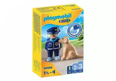 Playmobil Figurki 1.2.3 70408 Policjant  playmobil