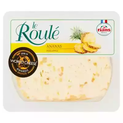 Rians - Rolada serowa z ananasem Podobne : Auchan - Serowa rolada z mleka koziego z porostem pleśni - 223678