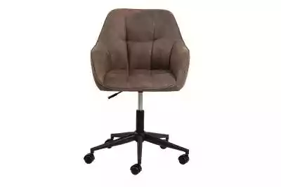 Krzesło kubełkowe obrotowe welurowe brąz Meble tapicerowane > Krzesła > Krzesła obrotowe