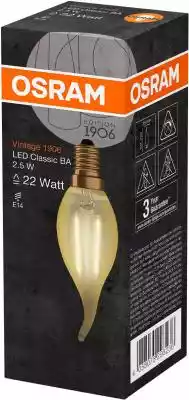 OSRAM - Żarówka LED Vintage E14 2,5W 220 Artykuły dla domu > Wyposażenie domu > Oświetlenie