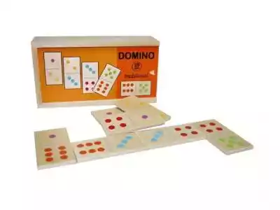 Brimarex Drewniane Domino tradycyjne 28  Podobne : Bino Puzzle w pudełku Zwierzątka - 295898