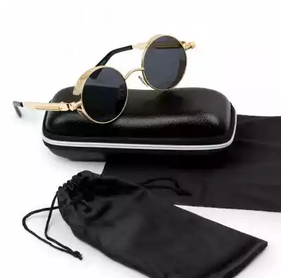 Steampunk Okulary przeciwsłoneczne Lenon Allegro/Moda/Odzież, Obuwie, Dodatki/Galanteria i dodatki/Okulary przeciwsłoneczne