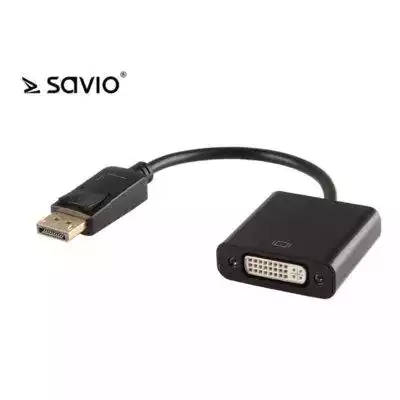 Adapter DisplayPort - DVI SAVIO CL-91 Adaptery i kontrolery