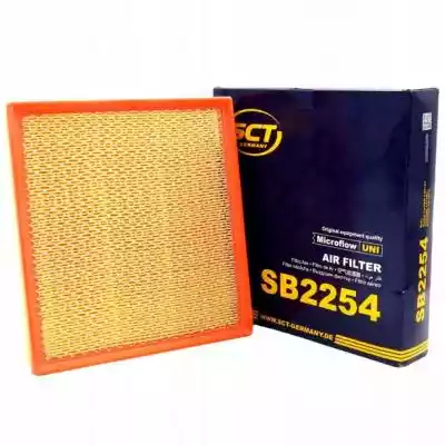 ﻿ Filtr powietrza SCT SB2254 Właściwości SCT SB2254: Wysokość: 58mm Długość: 296mm Szerokość: 282mm ...