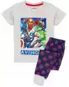 Marvel Avengers Piżama dla chłopców | Dzieci Superhero Iron Man Hulk Captain America T-shirt i legginsy Loungepant Szary 4-5 Years