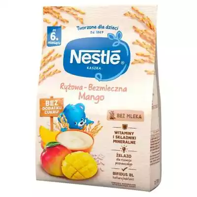Nestlé Kaszka ryżowa bezmleczna mango dl Podobne : Nestle - Kaszka mleczno-ryżowa truskawka-jagoda po 6 miesiącu - 231683