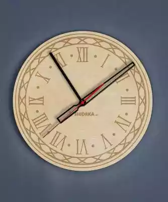 Dekoracyjny, drewniany zegar na ścianę - Podobne : Pringles Classic Paprika Chrupki 165 g - 839523