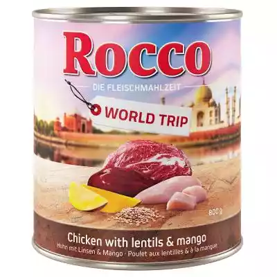 Pozwól swojemu psu odkrywać lokalne specjalności,  porwij go w podróż dookoła świata z Rocco! Linia karm mokrych Rocco Podróże zabierze Twojego psa w kulinarną wyprawę przez różne smaki kuchni międzynarodowej. Tym razem Twój pupil spędzi kilka chwil w Azji: lekki kurczak,  pożywna soczewic