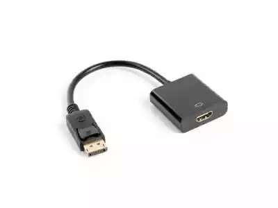 Lanberg Adapter Displayport (M) -> HDMI  Podobne : Adapter DisplayPort - VGA SAVIO 0.2 m - 1394187