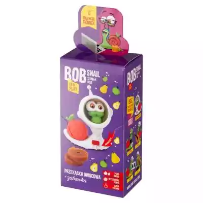 Bob Snail Przekąska owocowa 20 g + zabaw Podobne : BOB SNAIL Przekąska jabłkowo-śliwkowa 30 g - 252023