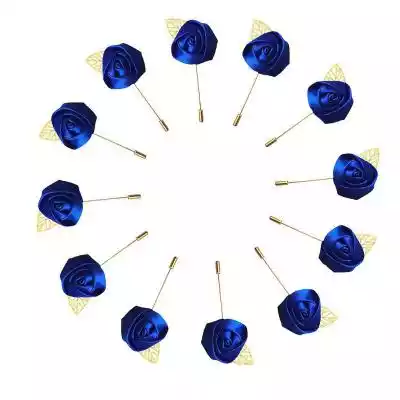 Xccedez Weddingbobdiy 12 sztuk / lot Gro Podobne : Xccedez Weddingbobdiy 12 sztuk / lot Groom Boutonniere Wedding Silk Rose (3,5 cm) Kwiaty Akcesoria Prom Pin Man Suit Decoration Royal Blue - 2800160