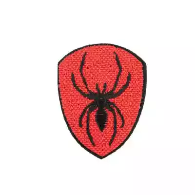 Termoaplikacja pająk na tarczy poleca się jako dodatek,  ozdoba do przebrań,  odzieży i akcesoriów. Śmiało można ją zastosować do wzbogacenia bluz,  kurtek,  t-shirtów,  tunik,  torebek,  plecaków,  piórniczków czy kosmetyczek. Naprasowanka w kolorach czerni i czerwieni od spodu posiada sp