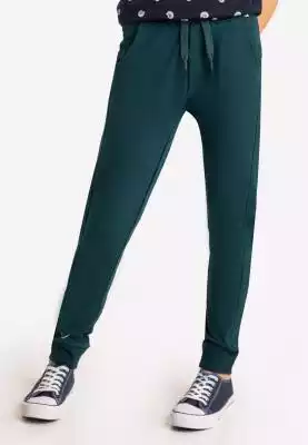 Ciemnozielone dziewczęce spodnie dresowe Podobne : Ciemnozielone dziewczęce spodnie dresowe ocieplane N-MILS JUNIOR - 27162