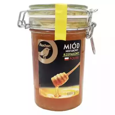 Auchan - Miód pszczeli nektarowy rzepako Podobne : Farmy Roztocza - Pasztet z kurczaka BIO - 249547