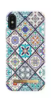 Etui Fashion Case do iPhone X mozaika Podobne : Etui Colorblock do iPhone X/XS ze schowkiem na kartę płatniczą Grafitowy - 51783