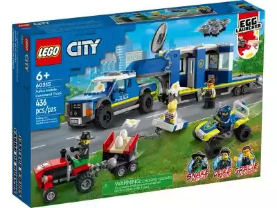 Klocki LEGO City Mobilne centrum dowodze Podobne : LEGO Klocki City 60309 Selfie na motocyklu kaskaderskim - 261310