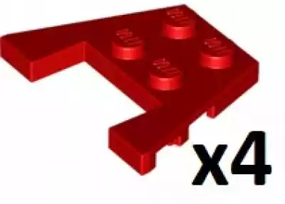 Lego 48183 Płytka Skos 3x4 Czerwony 4 sz Podobne : Lego 48183 Płytka skośna 3x4 czarna 2szt - 3060527