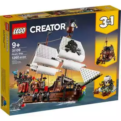 Klocki LEGO Creator 3 w 1 Statek piracki Podobne : Lego Creator 3 w 1 31058 Potężne dinozaury - 3110549