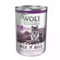Korzystny pakiet Wolf of Wilderness Adult, 24 x 400 g - SENIOR Wild Hills, kaczka i cielęcina, w puszce
