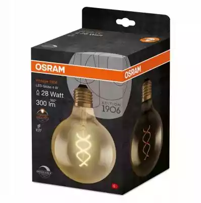 OSRAM - Żarówka LED Vintage Classic Globe1906 125 FIL GOLD 28 dim 4W/820 E27