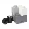 Zestaw pojemników na LEGO klocek Multi-Pack 4w1 Wielokolorowy 40150003 (4 szt.)