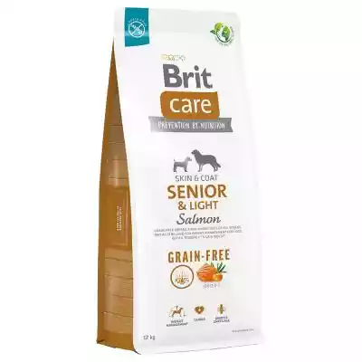 Brit Care Dog Grain-free Senior & Light, Podobne : BRIT Care Grain-free Junior Large Salmon & Potato - sucha karmadla szczeniąt - 12 kg - 91463