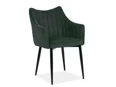 ﻿ krzesło,  87 46 59 50 tkanina sztruks: Fjord,  zielony 79 / metal,  czarny mat EAN: 5901477299025 Waga produktu: 7.5 kg ...