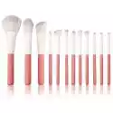 Xceedez Makeup Brushes Premium Podkład Powder Korektory Cienie do powiek Makeup Brush Set Różowy