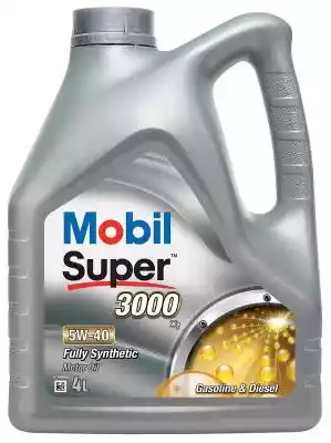 Olej MOBIL Mobil Super 3000 X1 5W-40 (4  Zakupy niecodzienne > Motoryzacja > Oleje samochodowe > Oleje do silników benzynowych